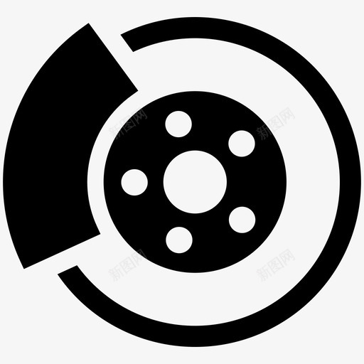 1003更换后前制动片svg_新图网 https://ixintu.com 更换 制动