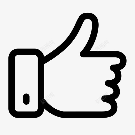 点赞灰svg_新图网 https://ixintu.com 点赞