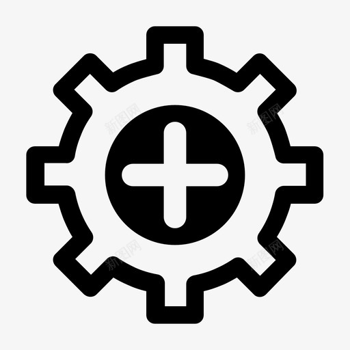 添加设置附加连接svg_新图网 https://ixintu.com 设置 添加 附加 连接