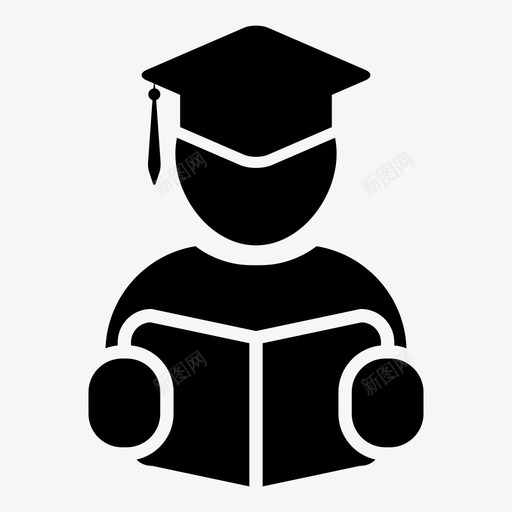 学生书籍会议svg_新图网 https://ixintu.com 学生 书籍 会议 人学 学校 学习 毕业 教育 教育学 学术 字形
