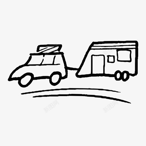 商队和汽车涂鸦驾驶运输svg_新图网 https://ixintu.com 涂鸦 商队 汽车 运输 驾驶 旅行