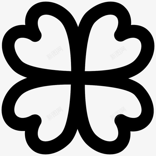 花朵爱情和浪漫大胆线条图标svg_新图网 https://ixintu.com 花朵 爱情 浪漫 大胆 线条 图标