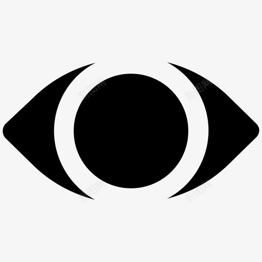 眼睛搜索引擎优化一个营销大胆的固体图标svg_新图网 https://ixintu.com 眼睛 搜索引擎 优化 一个 营销 大胆 固体 图标