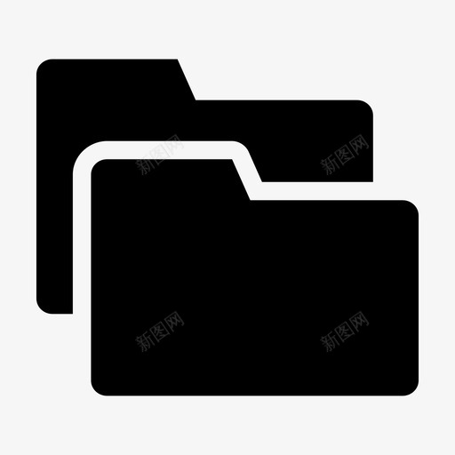文件夹多个业务文档svg_新图网 https://ixintu.com 文件夹 多个 业务 文档 文件 用户界面 填充