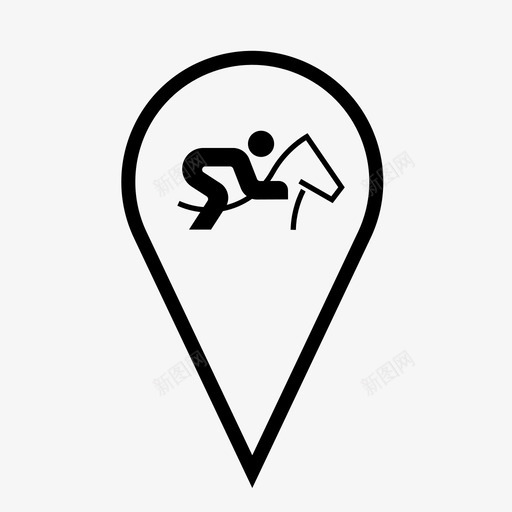 马术比赛svg_新图网 https://ixintu.com 马术 比赛