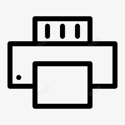 打印机墨盒文档svg_新图网 https://ixintu.com 打印机 墨盒 文档 胶印机 纸张 打印 硬件 粗体