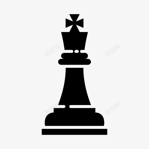 象棋人物游戏svg_新图网 https://ixintu.com 象棋 人物 游戏 国王