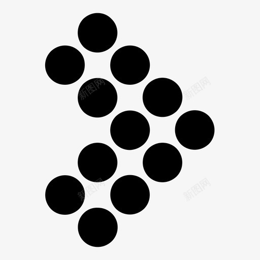 虚线箭头方向指向svg_新图网 https://ixintu.com 箭头 虚线 方向 指向 向右 符号
