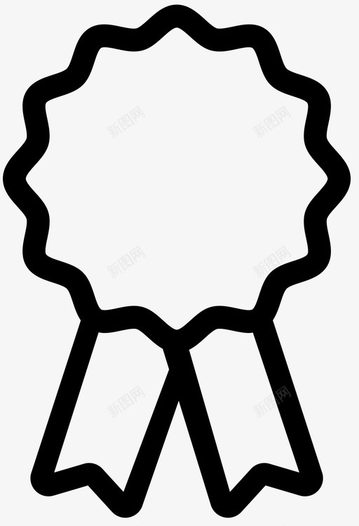 奖项认证奖章svg_新图网 https://ixintu.com 奖项 认证 奖章 认可 丝带