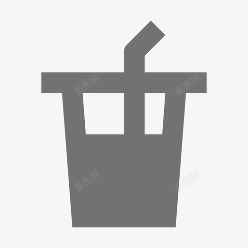 果汁杯购物和零售材料设计图标svg_新图网 https://ixintu.com 果汁 购物 零售 材料 设计 设计图 图标