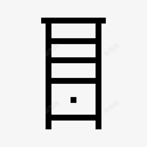 架子抽屉家具svg_新图网 https://ixintu.com 家具 架子 抽屉 家居 办公室 系列