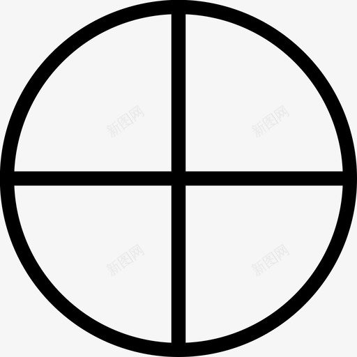 圆十字射击圆svg_新图网 https://ixintu.com 十字 射击 表示 信息 信息中心 靶标 符号 宗教 占星术