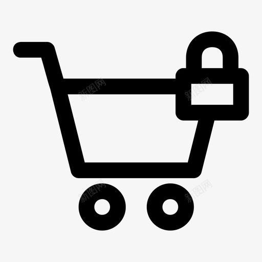 锁车防丢车轮锁svg_新图网 https://ixintu.com 网上商店 车锁 车防 车轮 超市 挂锁 商场 杂货店 购物 电子商务 市场