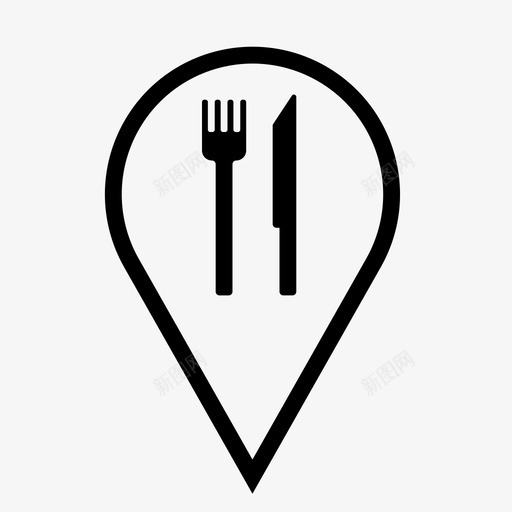 餐厅吃饿svg_新图网 https://ixintu.com 餐厅 吃吃 吃饭 机场