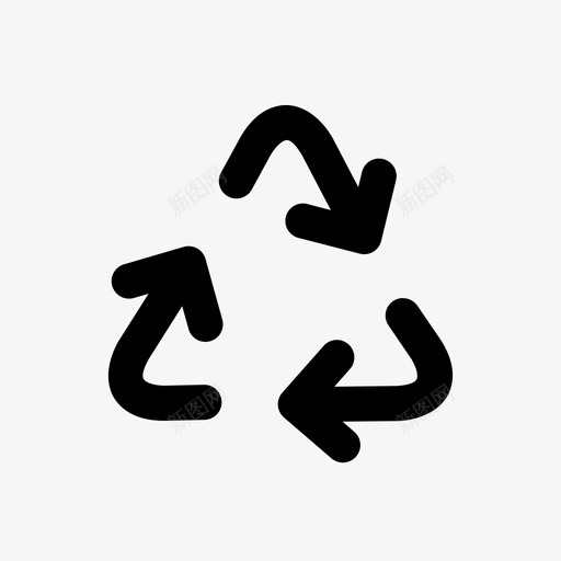 推荐垃圾出售svg_新图网 https://ixintu.com 推荐 垃圾 出售 回收 保留 黄金 粗体 垃圾箱 箭头 三角形 用户界面