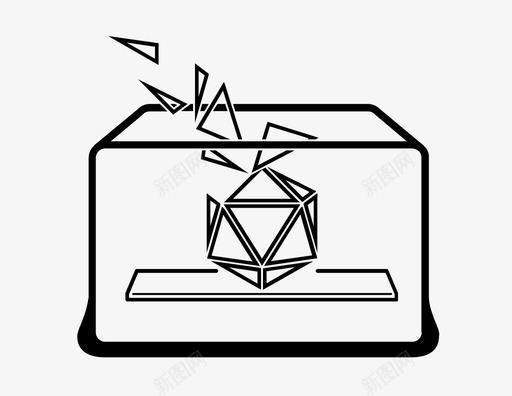 3d打印机光栅化输出svg_新图网 https://ixintu.com 打印机 制造 光栅 输出 对象 数据 增材 实体