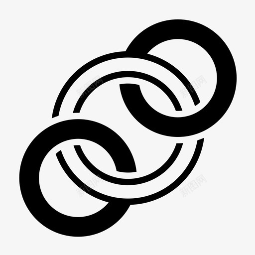 链环环座圈svg_新图网 https://ixintu.com 链环 环链 环环 座圈 安全