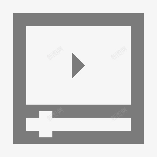 媒体播放器项目管理材料设计图标svg_新图网 https://ixintu.com 媒体播放器 项目管理 材料 设计 设计图 图标