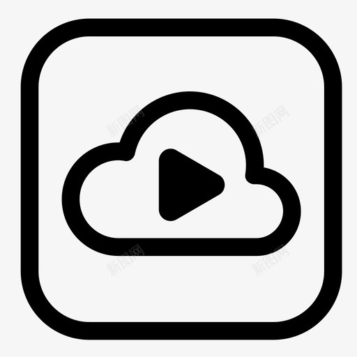 云播放音频文件svg_新图网 https://ixintu.com 播放 音频 文件 视频