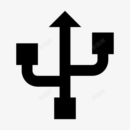 usb标志usb端口usb徽标svg_新图网 https://ixintu.com 标志 符号 设计图 设计 材料 技术 数据 连接 端口 驱动器 闪存