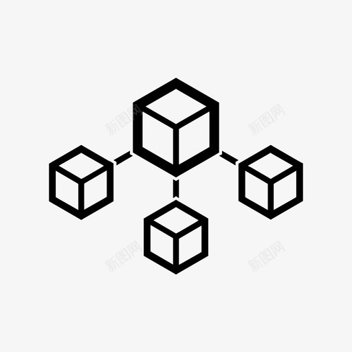 网络连接网络组织svg_新图网 https://ixintu.com 网络 连接 组织结构