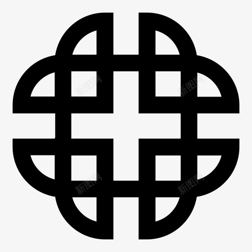 结图案凯尔特人svg_新图网 https://ixintu.com 凯尔特 图案 设计