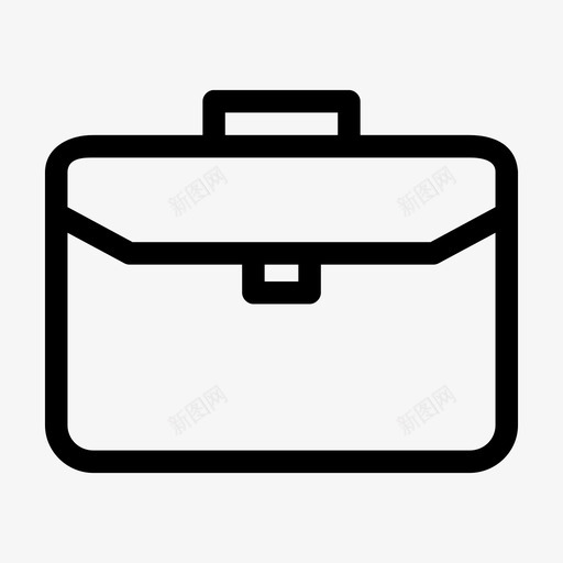 手提箱包公文包svg_新图网 https://ixintu.com 手提 手提箱 箱包 公文包 商务 工具箱 工作