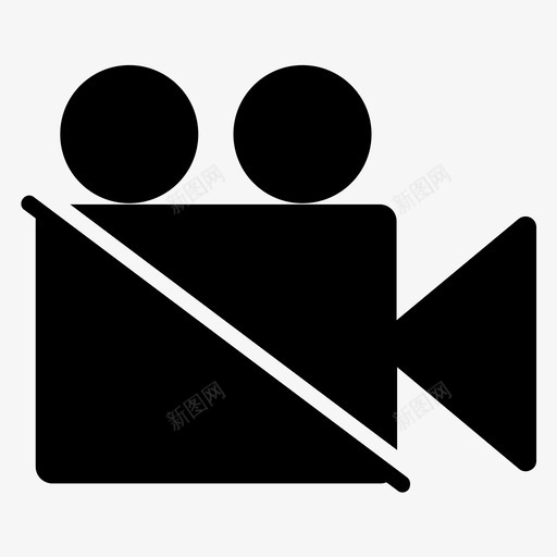 网络摄像头关闭视频关闭摄像头关闭网络摄像头关闭svg_新图网 https://ixintu.com 关闭 摄像头 网络 视频