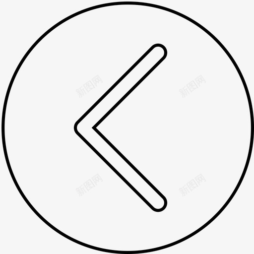 后退箭头左侧svg_新图网 https://ixintu.com 后退 箭头 左侧 移动 导航