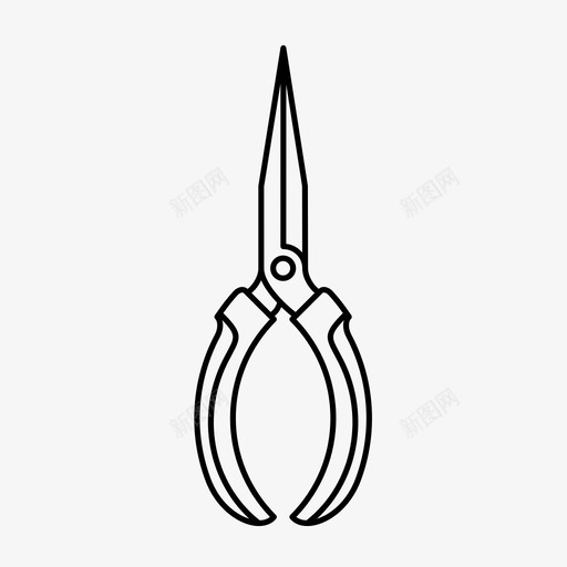 尖嘴钳杂务工具svg_新图网 https://ixintu.com 尖嘴 杂务 杂务工 工具 尖头 电话 终极 工具箱 集合