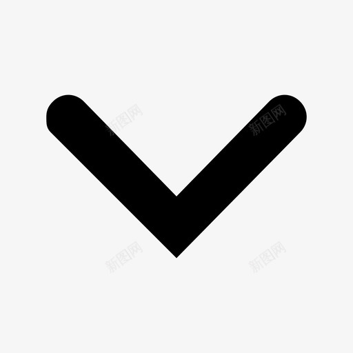 粗向下箭头svg_新图网 https://ixintu.com 向下 箭头