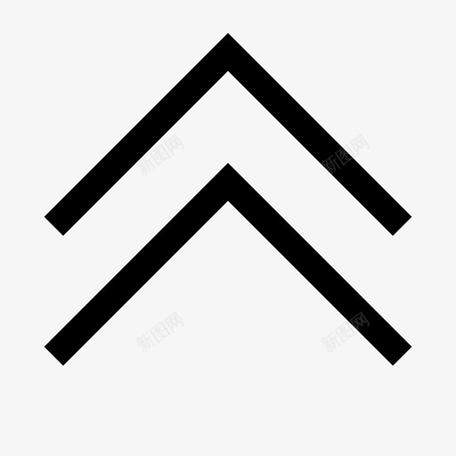 向上箭头升高点svg_新图网 https://ixintu.com 向上 箭头 升高 高点 高方向 方向 光标 线条 图标