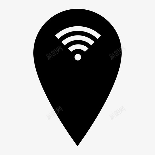 wifi集线器连接热点svg_新图网 https://ixintu.com 集线器 连接 热点 互联网 信号 无线