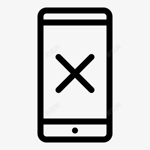 移动电话移除移动电话iphonesvg_新图网 https://ixintu.com 移动电话 智能 手机 技术 触摸屏