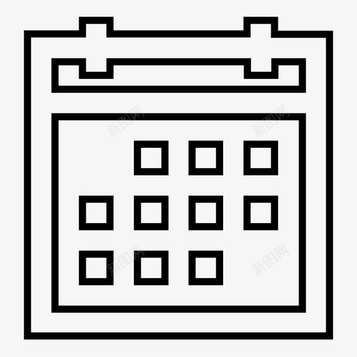 日历信号加svg_新图网 https://ixintu.com 日历 信号 加月 日期 支票 另一个 议程 联合