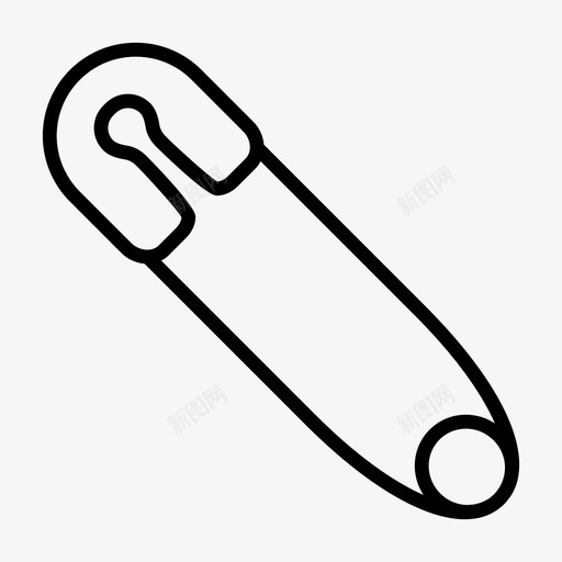 安全别针儿童封闭式svg_新图网 https://ixintu.com 安全别针 儿童 封闭式 新生儿 婴儿