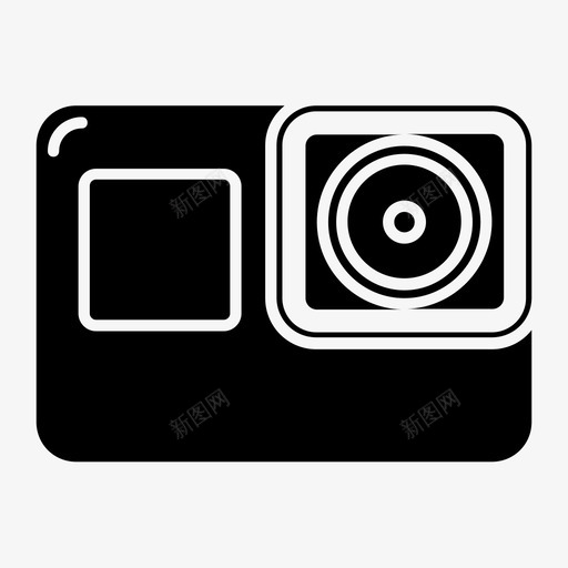 动作摄像机gopro照片svg_新图网 https://ixintu.com 动作 摄像机 照片 视频