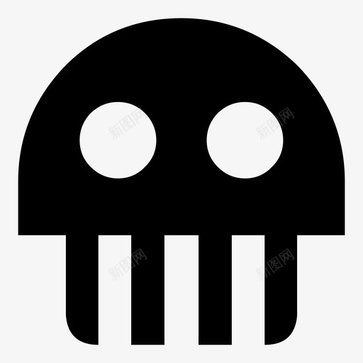 头骨不怪物svg_新图网 https://ixintu.com 头骨 怪物 入侵者 持有 黄金 死亡 角色 大胆 出售 其他