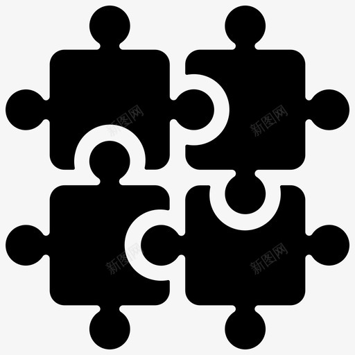 拼图问题解决商业营销卷2svg_新图网 https://ixintu.com 拼图 问题 解决 商业 营销
