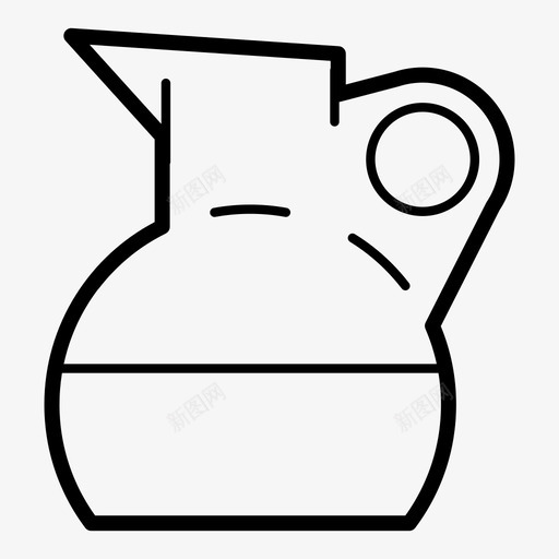 水壶牛奶壶牛奶罐svg_新图网 https://ixintu.com 水壶 牛奶