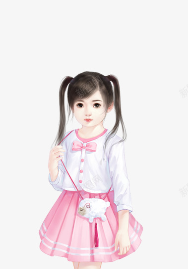 双马尾女孩png免抠素材_新图网 https://ixintu.com 双马 马尾 女孩