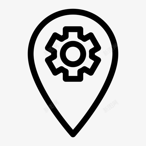 地图设置位置标记svg_新图网 https://ixintu.com 地图 设置 位置 标记 指针 网站开发 加粗