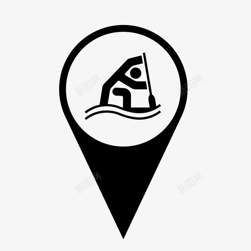 皮划艇短跑皮划艇比赛svg_新图网 https://ixintu.com 皮划艇 短跑 比赛 奥运会 运动 胜利 体育