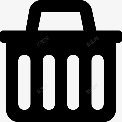 篮子电子商务杂货店svg_新图网 https://ixintu.com 购物 篮子 电子商务 杂货店 超市 商业 材料 字形 图标