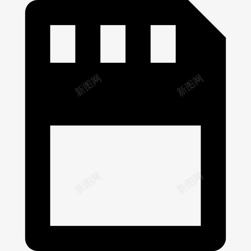 存储芯片存储卡sd卡svg_新图网 https://ixintu.com 存储 芯片 存储卡 卡卡 网络 通信 材料 字形 图标