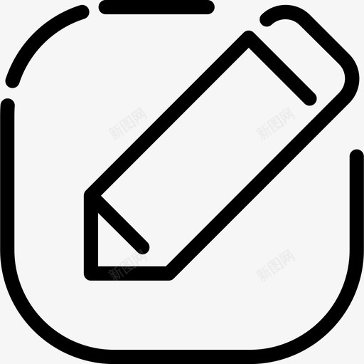 铅笔按钮编辑按钮用户界面svg_新图网 https://ixintu.com 按钮 铅笔 编辑 编辑按 用户界面