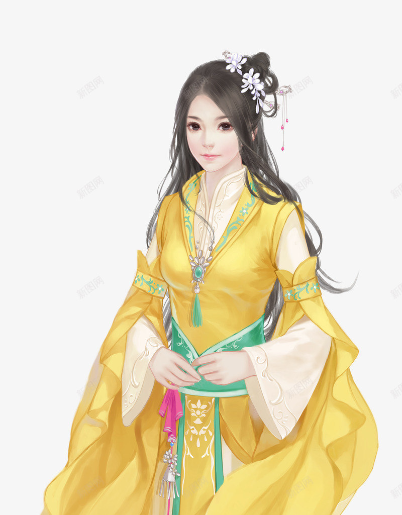 玉笛少女l2png免抠素材_新图网 https://ixintu.com 玉笛 少女