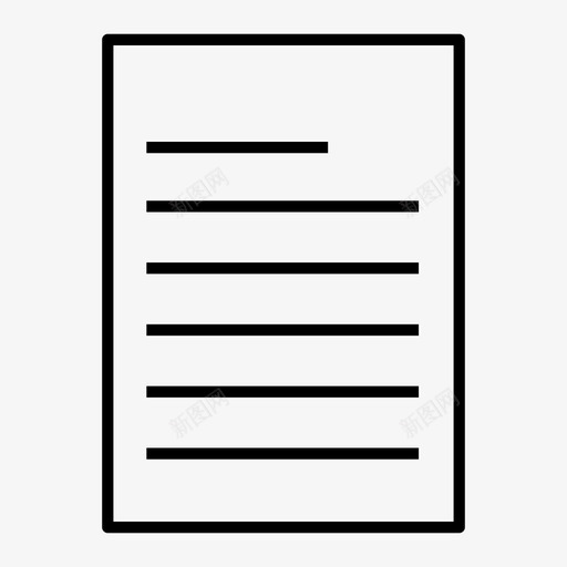 文档页面项目元素svg_新图网 https://ixintu.com 文档 页面 项目 元素