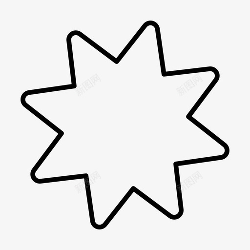 星星圣诞节雪花svg_新图网 https://ixintu.com 星星 圣诞节 雪花 天气 冬天