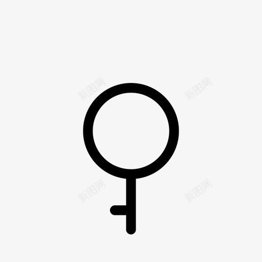 半女性别svg_新图网 https://ixintu.com 性别 半女